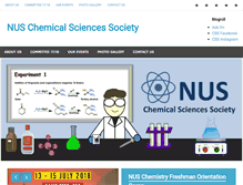 Tablet Screenshot of chemsocnus.com